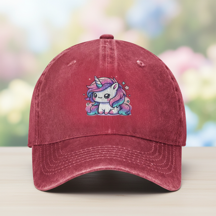 red unicorn hat - lifestyle