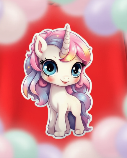 red unicorn hoodie kids - detail