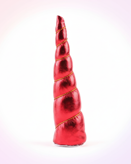 red unicorn horn party pack - white-bg