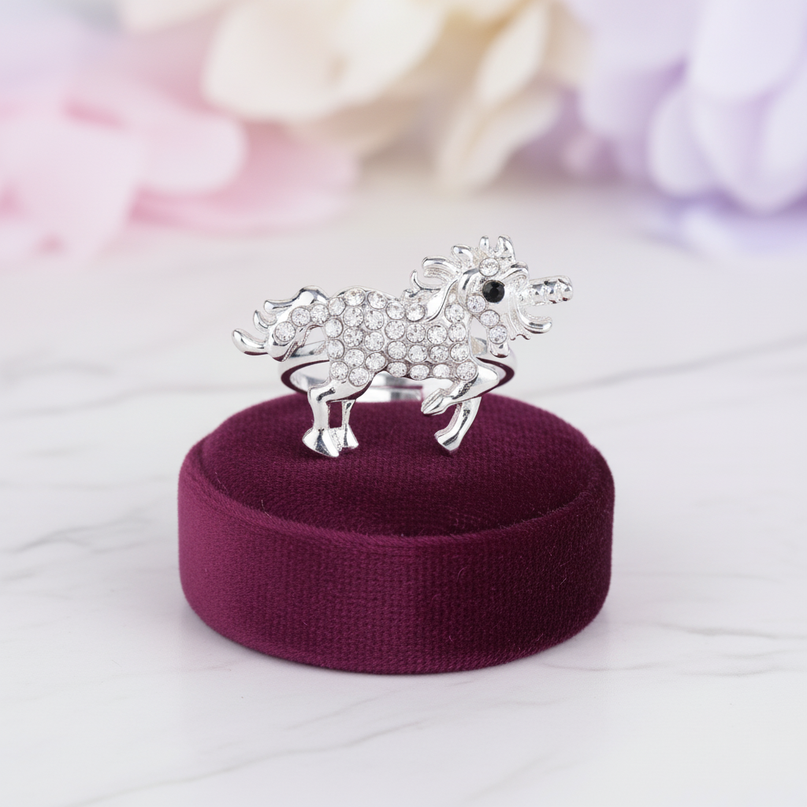 shiny unicorn ring - lifestyle