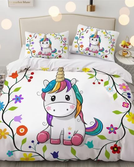 rockstar guitar cool unicorn bedding - lifestyle