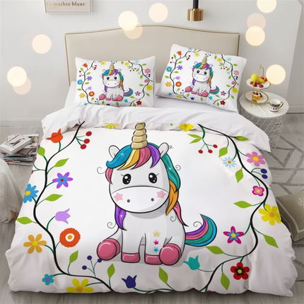rockstar guitar cool unicorn bedding - lifestyle