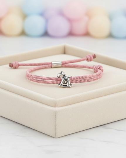 pink unicorn bracelet - lifestyle