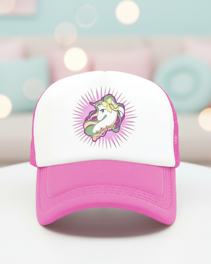 rose unicorn cap - lifestyle