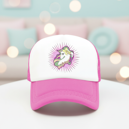 rose unicorn cap - lifestyle