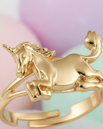 royal unicorn ring - detail