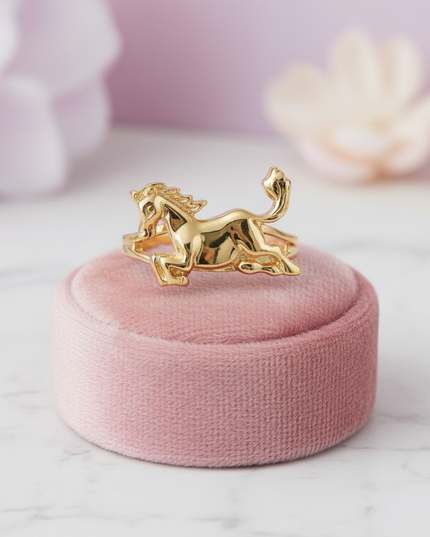 royal unicorn ring - lifestyle