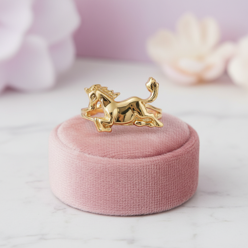 royal unicorn ring - lifestyle