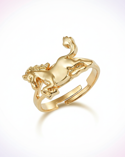 royal unicorn ring - white-bg