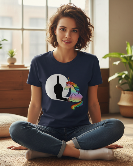 rust unicorn shirt - lifestyle