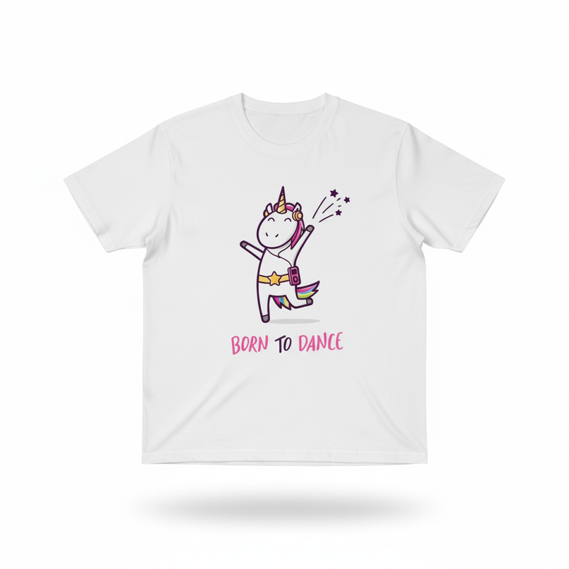 sage unicorn shirt - white-bg