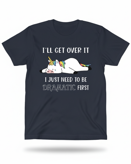 sarcastic unicorn shirt - white-bg