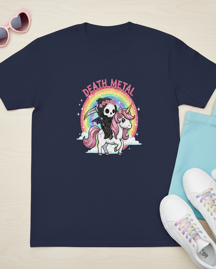 sequin unicorn shirt - flat-lay