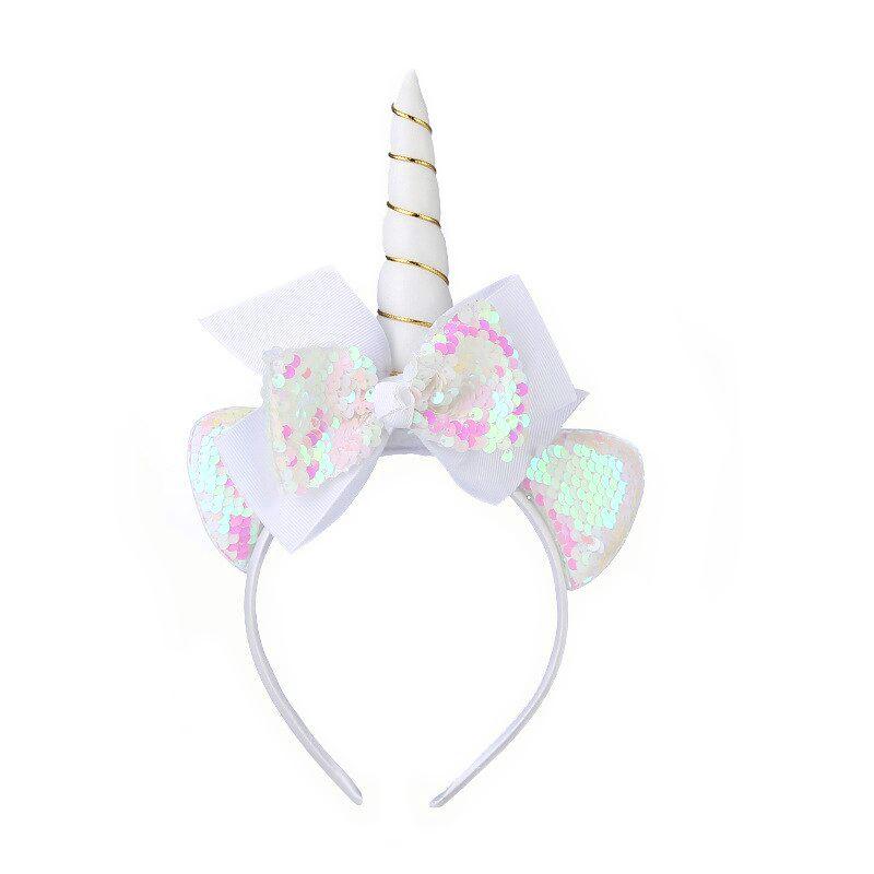 Bow-Adorned Unicorn Headband