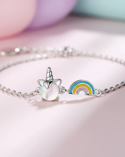 unicorn bracelet for women - detail