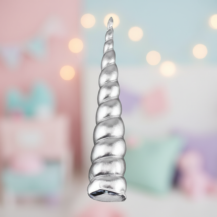 silver unicorn horn clip - lifestyle