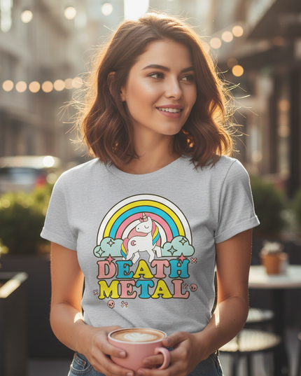 skeleton unicorn shirt - lifestyle