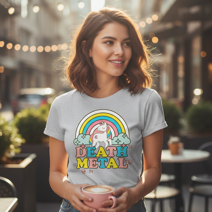 skeleton unicorn shirt - lifestyle