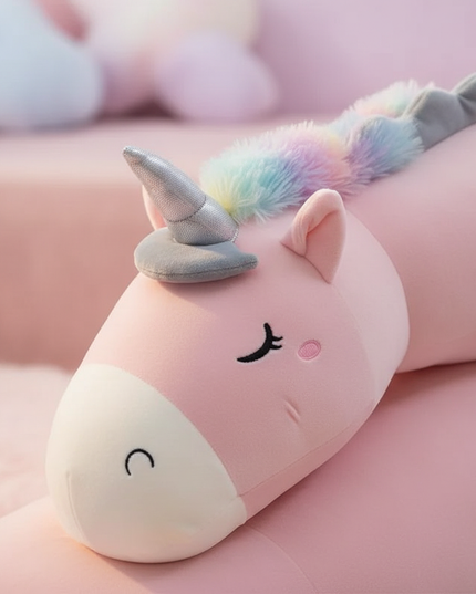 sleeping unicorn plush - detail