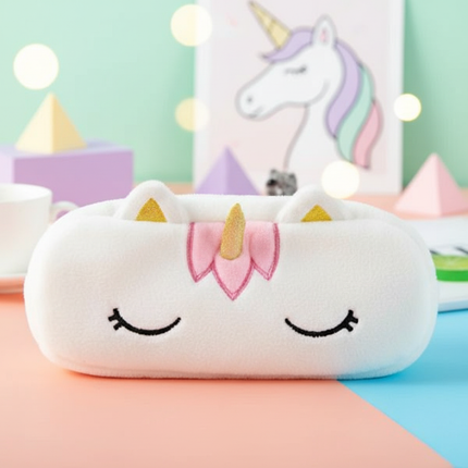 sleepy unicorn pencil case - lifestyle