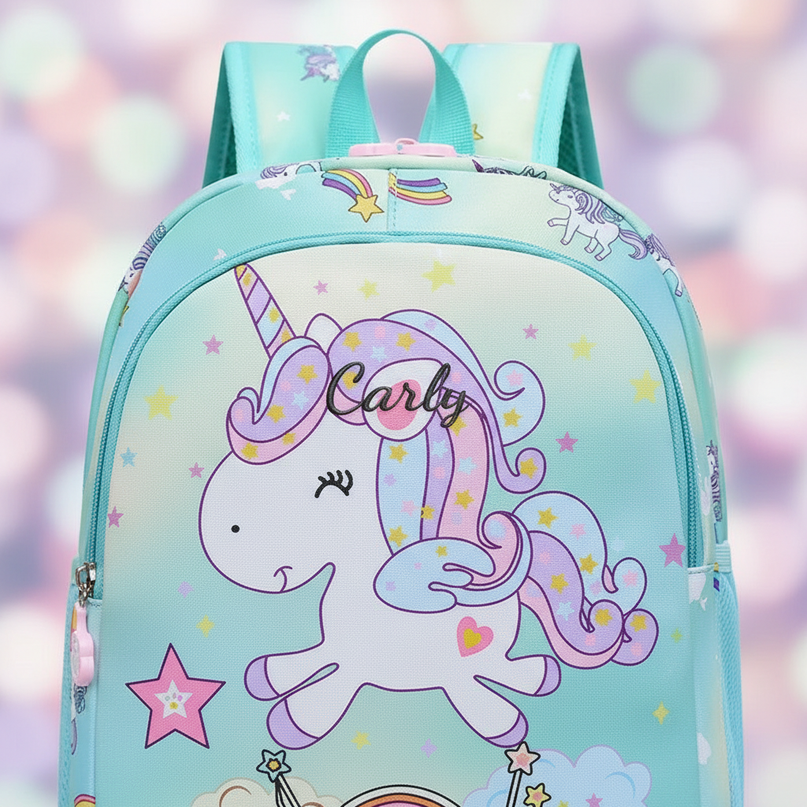 small unicorn backpack - detail