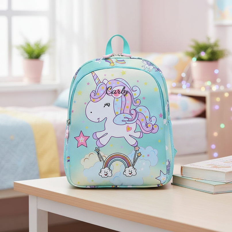 small unicorn backpack - lifestyle