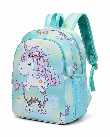 small unicorn backpack - white-bg