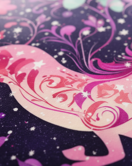 small unicorn blanket - detail
