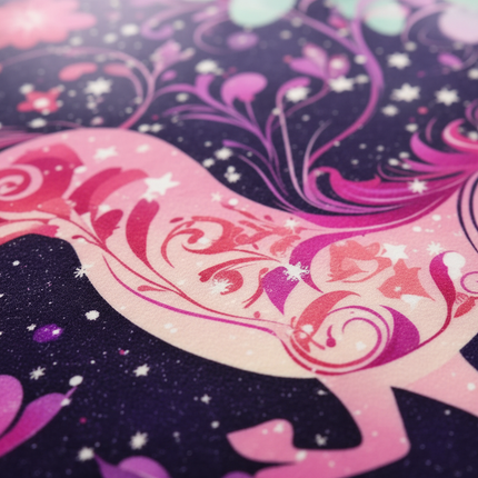 small unicorn blanket - detail