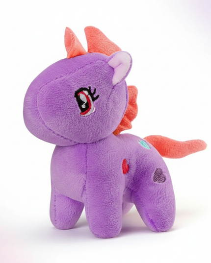 small unicorn plush - white-bg