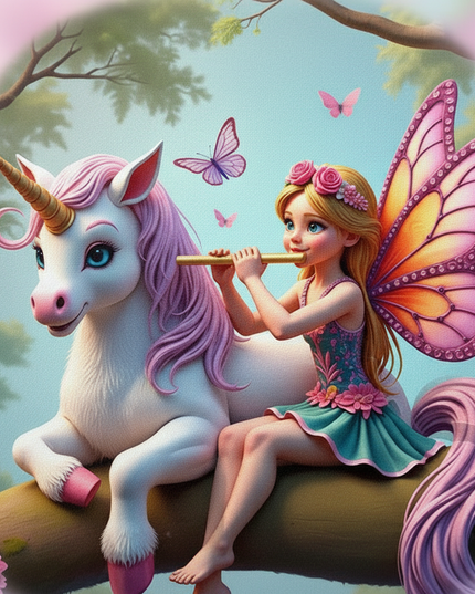 small unicorn school backpack toddler - detail