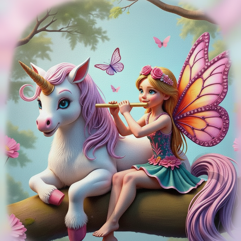 small unicorn school backpack toddler - detail
