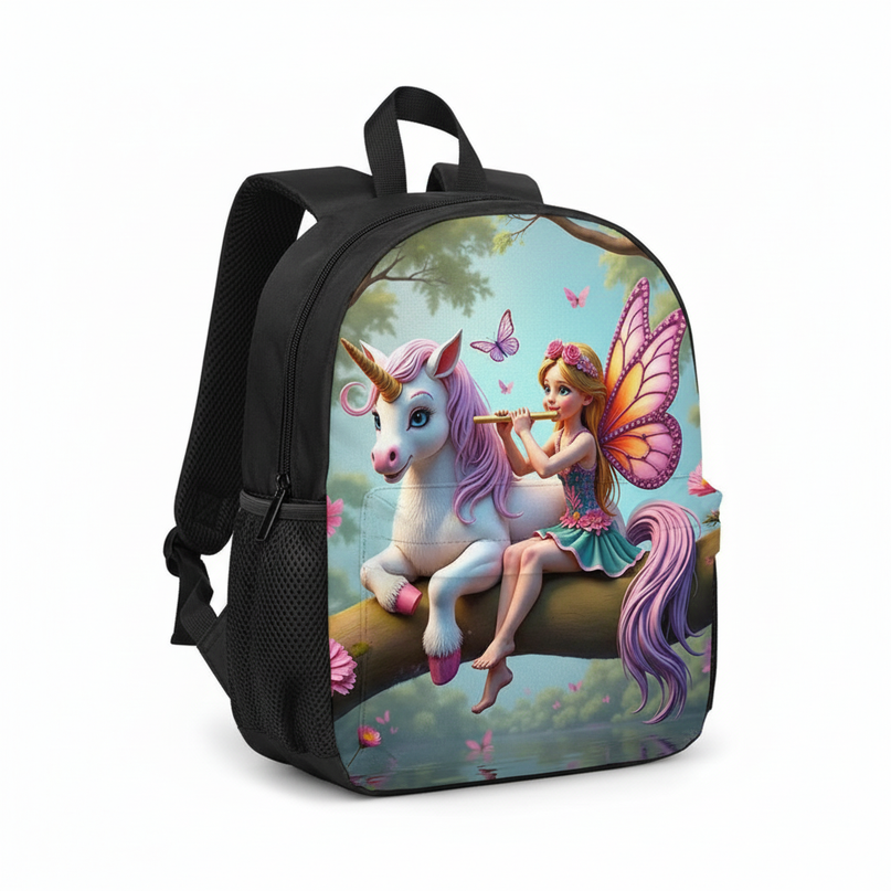 small unicorn school backpack toddler - white-bg
