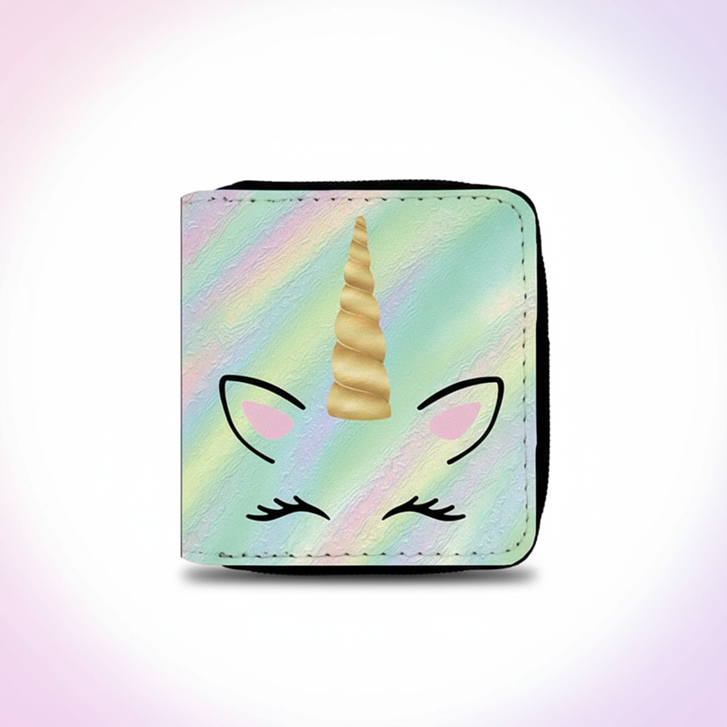 small unicorn wallet - white-bg