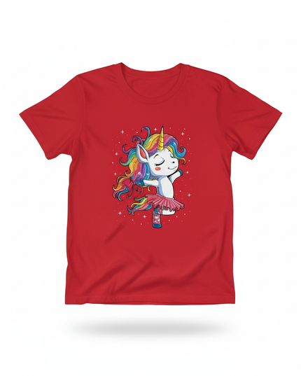 soft girl unicorn shirt - white-bg