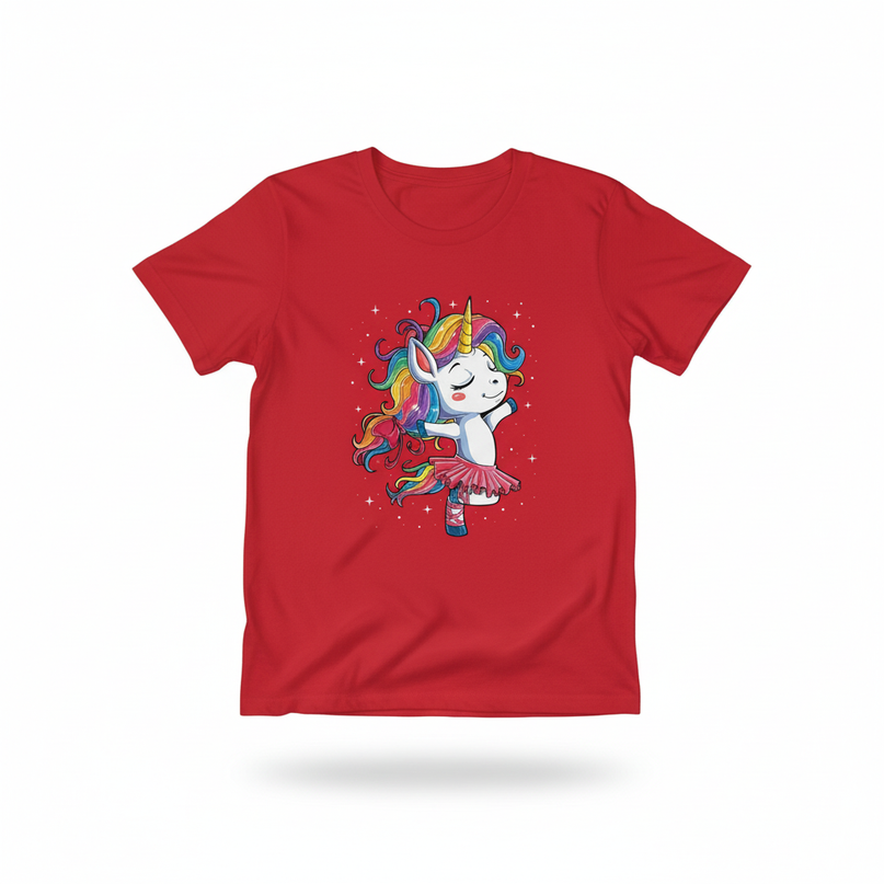 soft girl unicorn shirt - white-bg