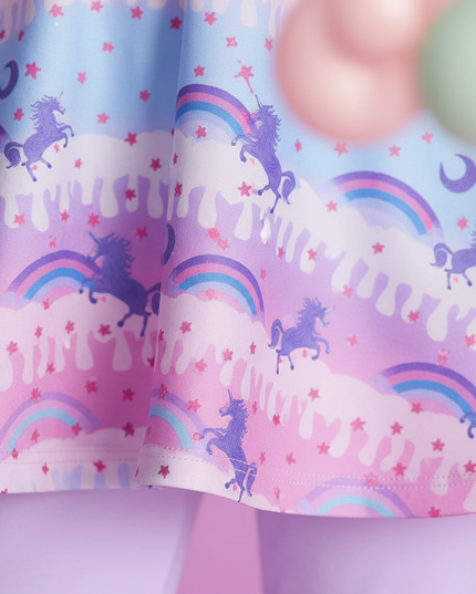 soft unicorn leggings - detail