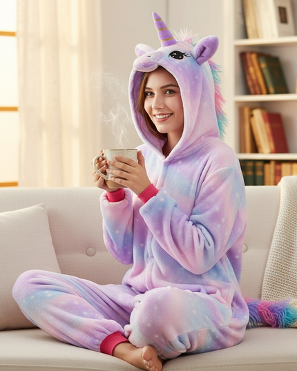 soft unicorn onesie - lifestyle