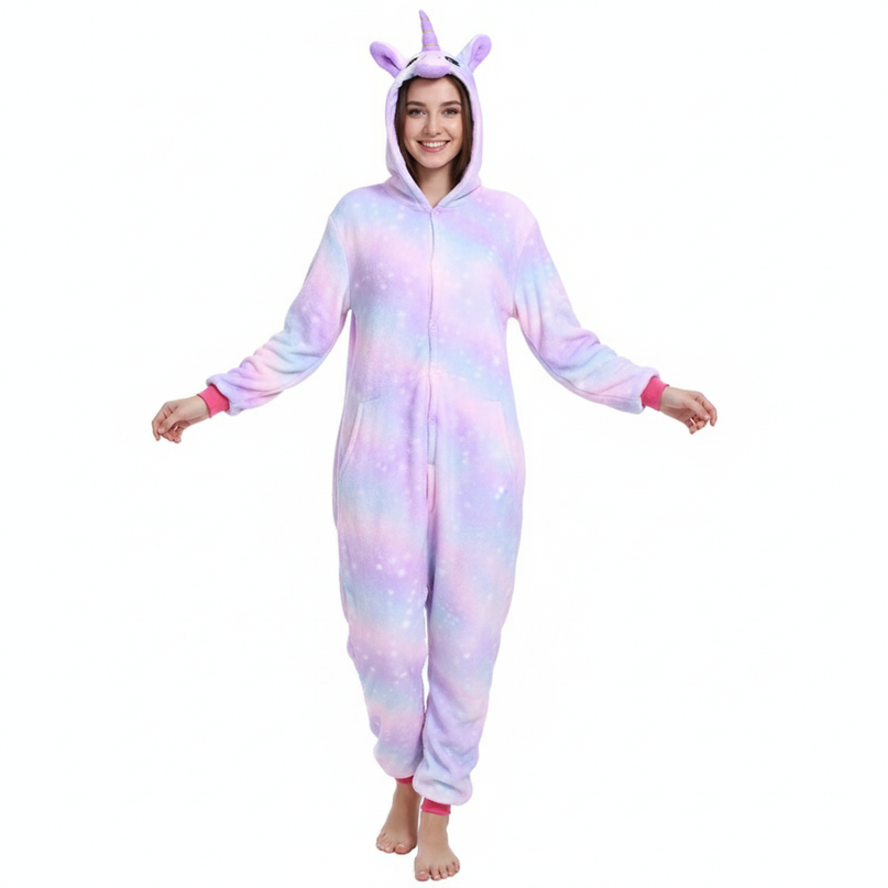 soft unicorn onesie - white-bg
