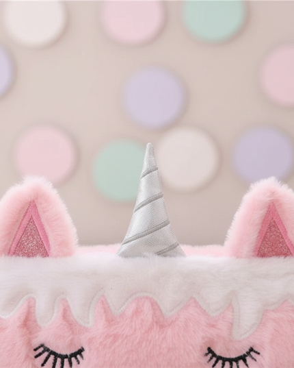 soft unicorn pencil case - detail