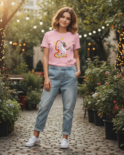 space unicorn shirt - lifestyle