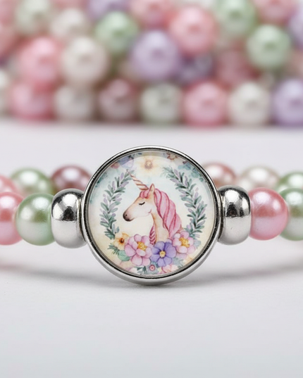 sparkle unicorn bracelet - detail