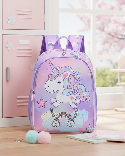 sparkly unicorn backpack - lifestyle
