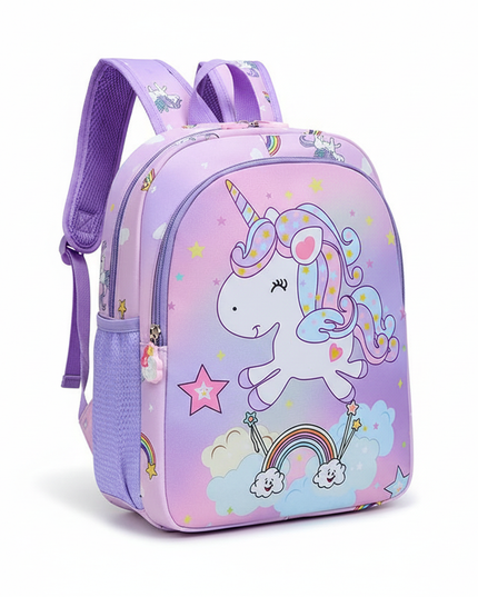 sparkly unicorn backpack - white-bg