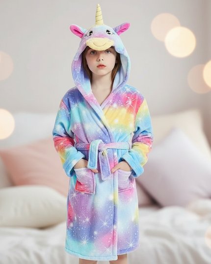 sparkly unicorn robe - lifestyle