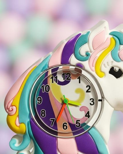 sparkly unicorn watch - detail