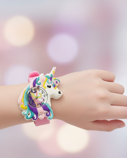 sparkly unicorn watch - in-use