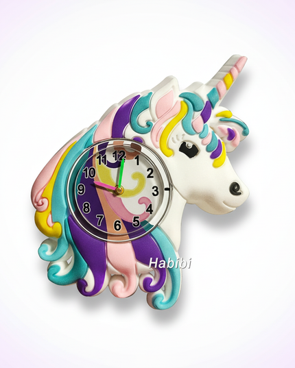 sparkly unicorn watch - white-bg