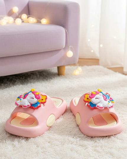 spinning unicorn slippers - lifestyle