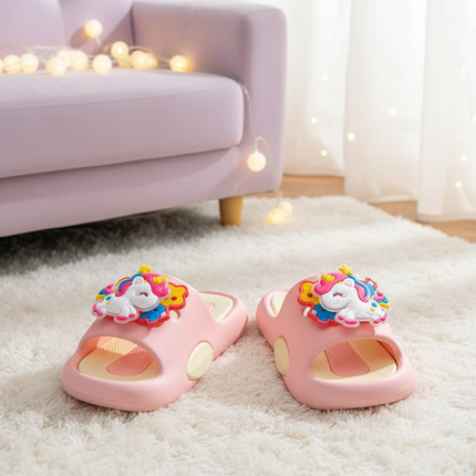 spinning unicorn slippers - lifestyle